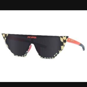 Pit Viper showroom sunglasses checkerboard victory lame